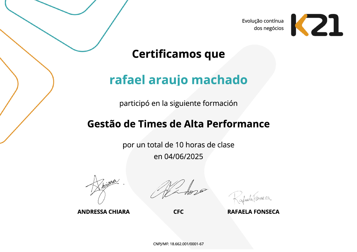Certificado K21